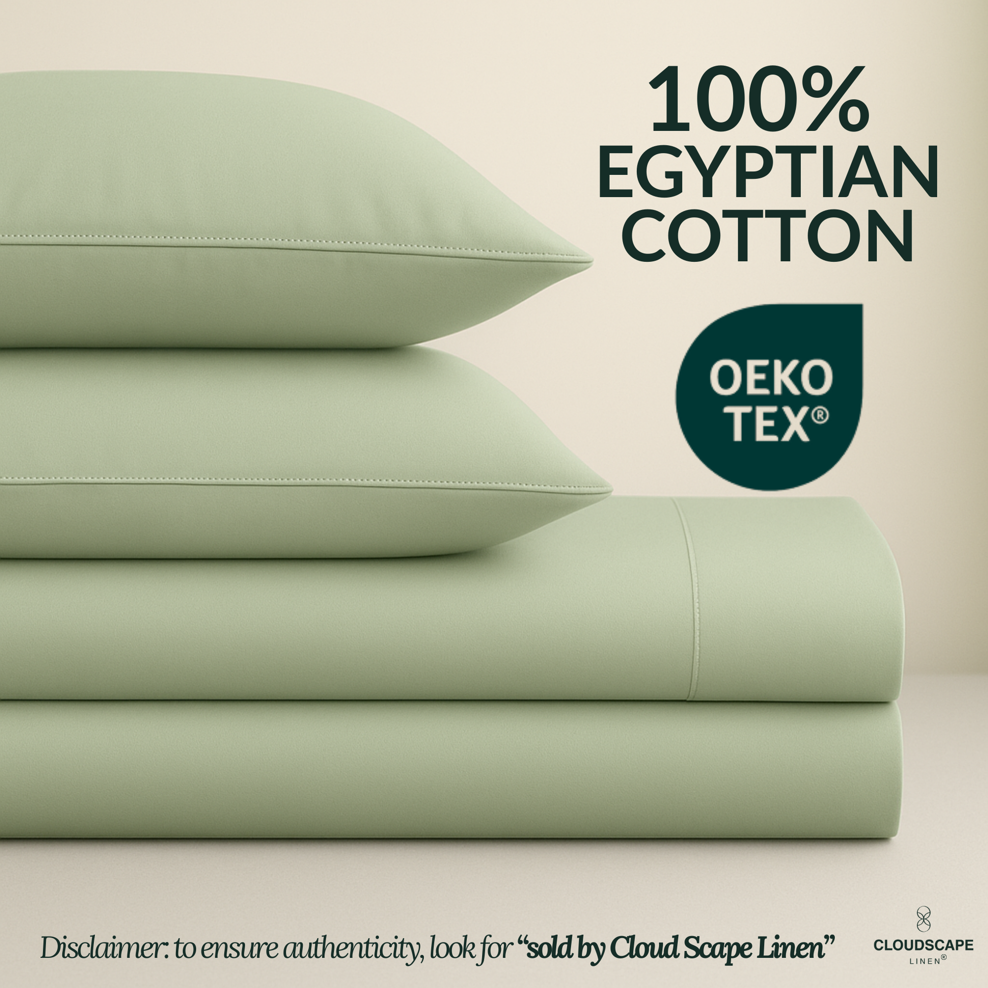 1000 Thread Count Egyptian Cotton : Mineral Bedsheet Set