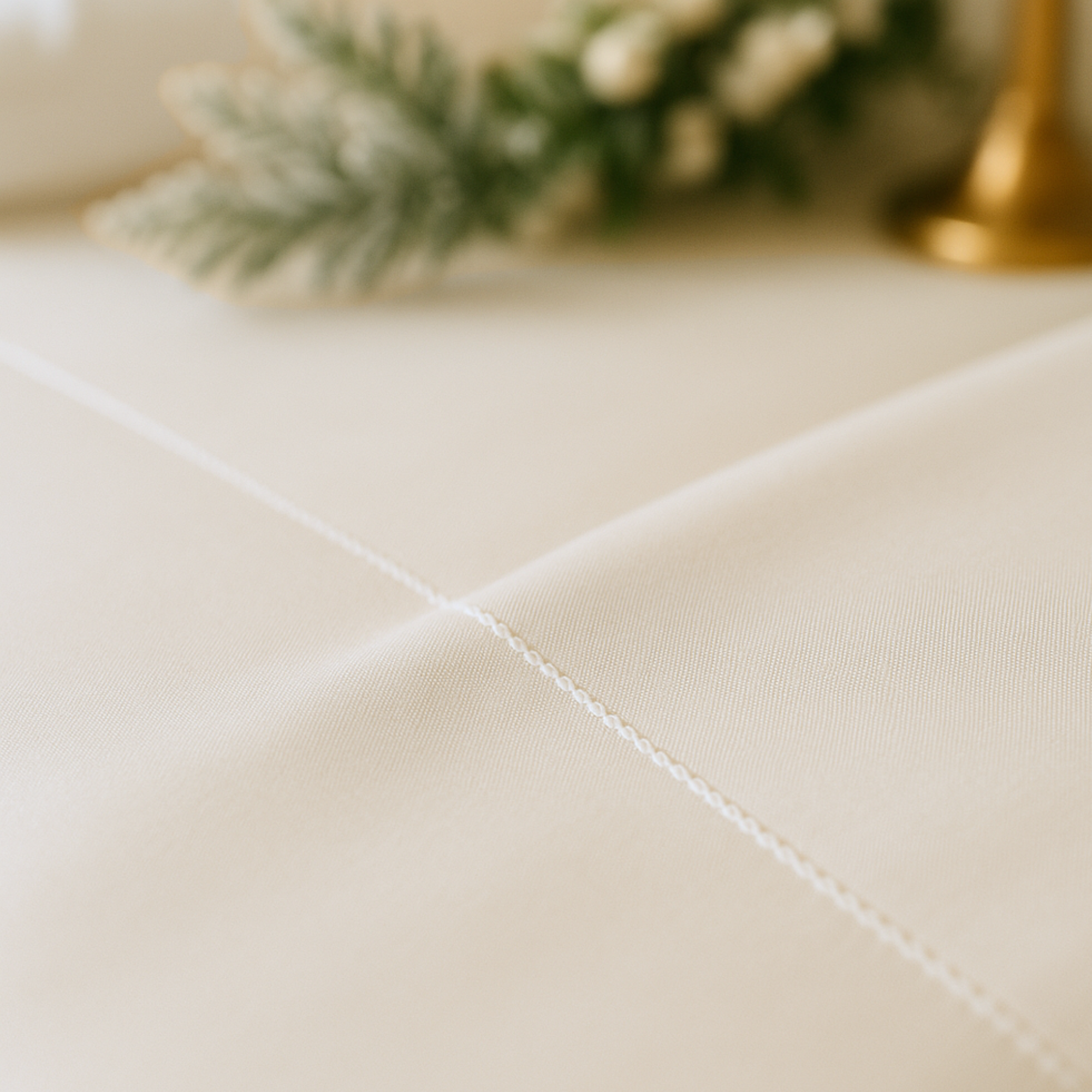 400 Thread Count Egyptian Cotton : Ivory Bedsheet Set