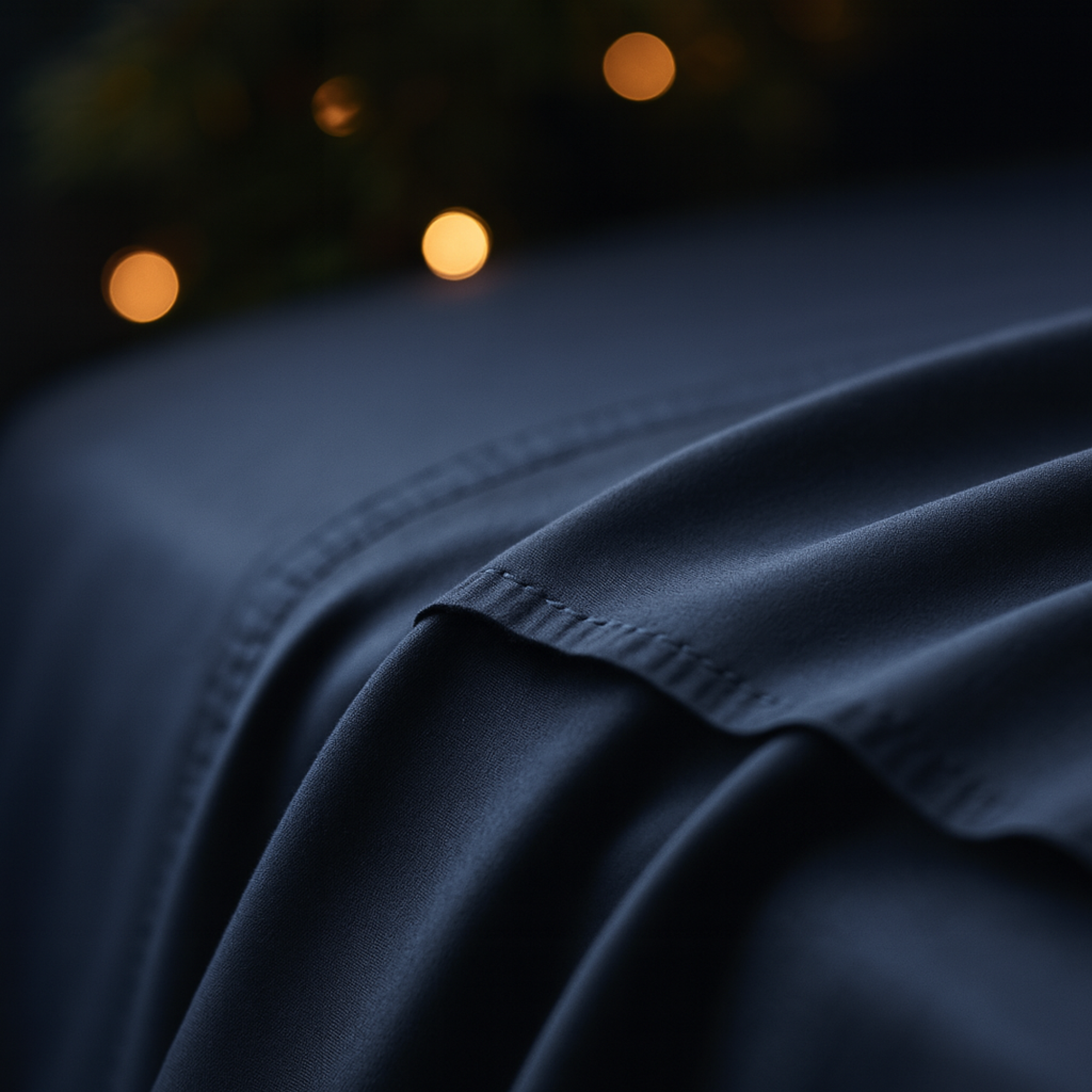 400 Thread Count Egyptian Cotton : Dark Denim Bedsheet Set