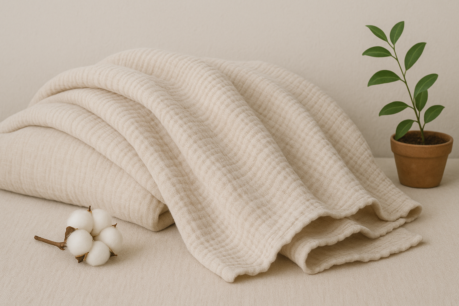 Why We Believe Muslin Blankets Are the Ultimate Cotton Luxury