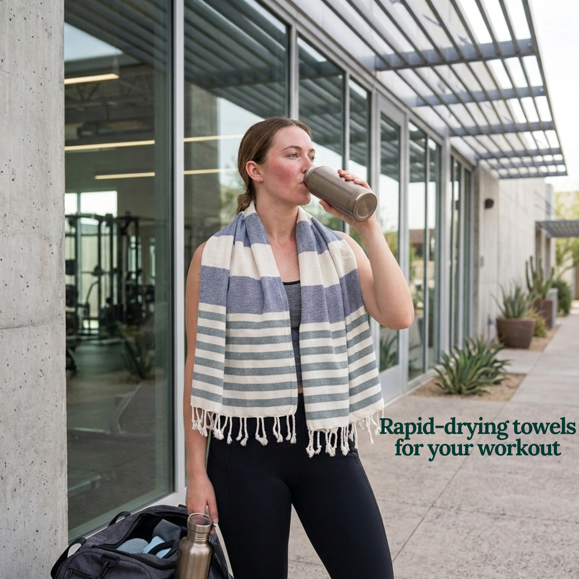 Pack Of 6 Oversized Premium Beach Towels Set - Multi 7