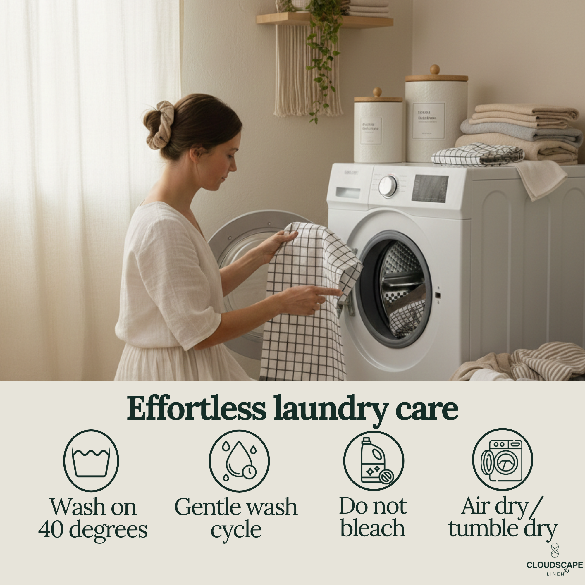 6-Piece Oversized Kitchen Towels - Grey