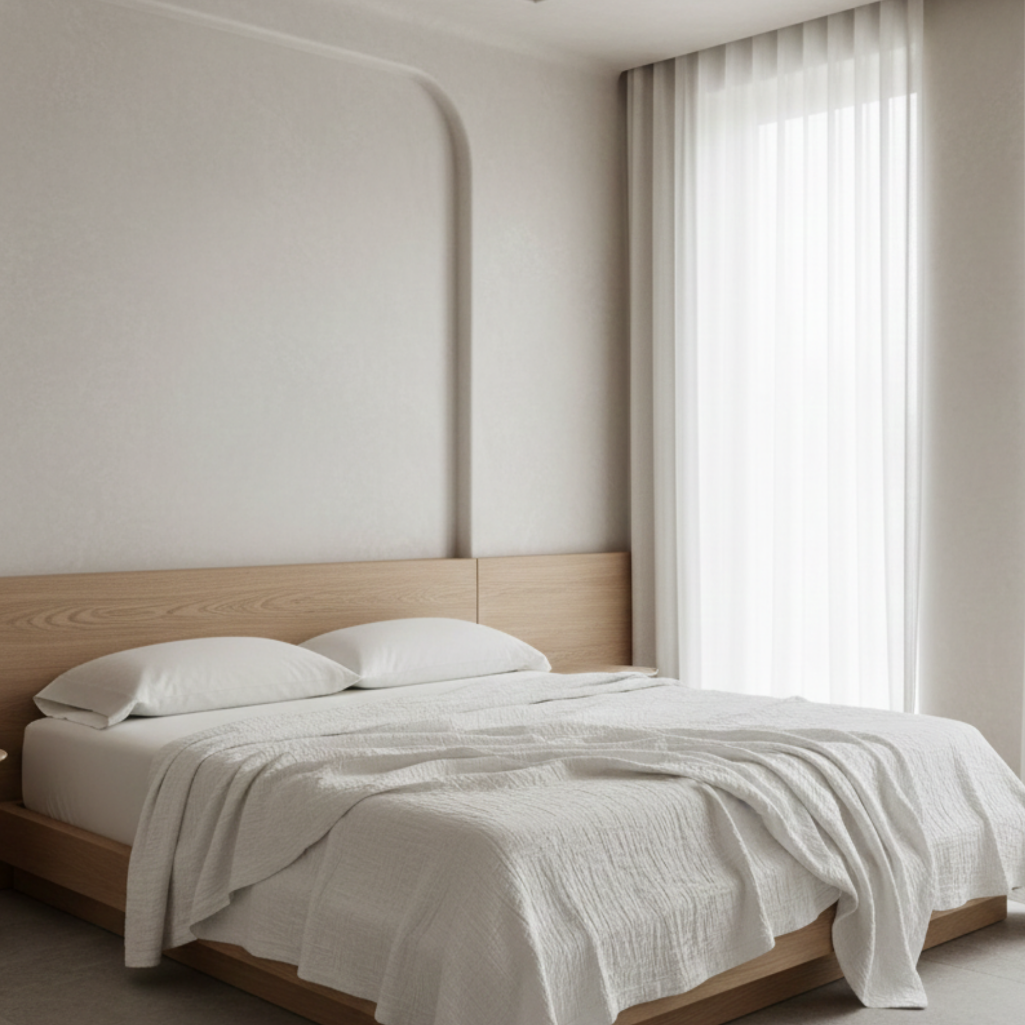 4 Layer Cotton Muslin Blanket: White