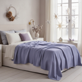 8 Layer Cotton Muslin Blanket - Lavender Blue