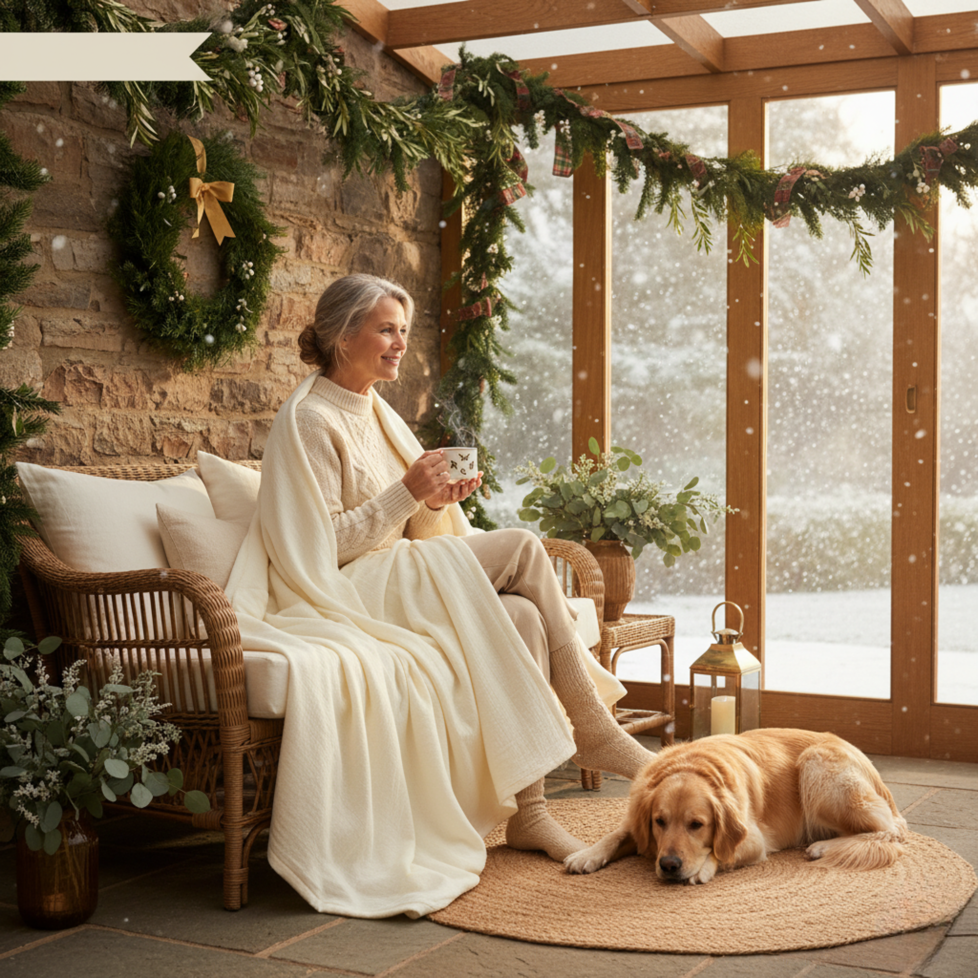 8 Layer Cotton Muslin Blanket - Ivory