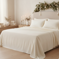 1000 Thread Count Egyptian Cotton : Ivory Bedsheet Set