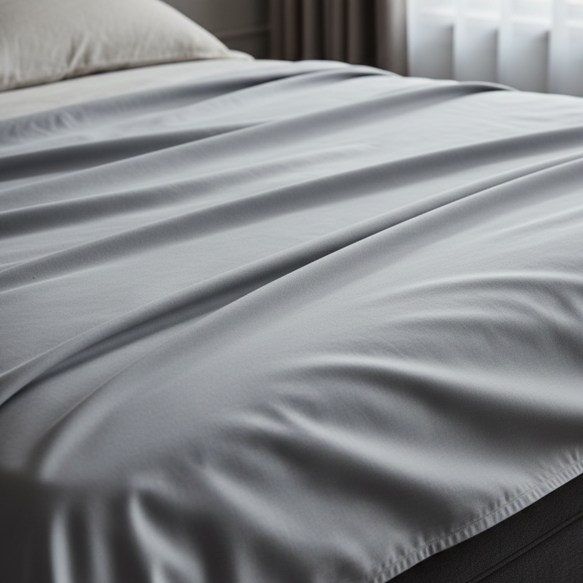 1000 Thread Count Egyptian Cotton : Silver Bedsheet Set