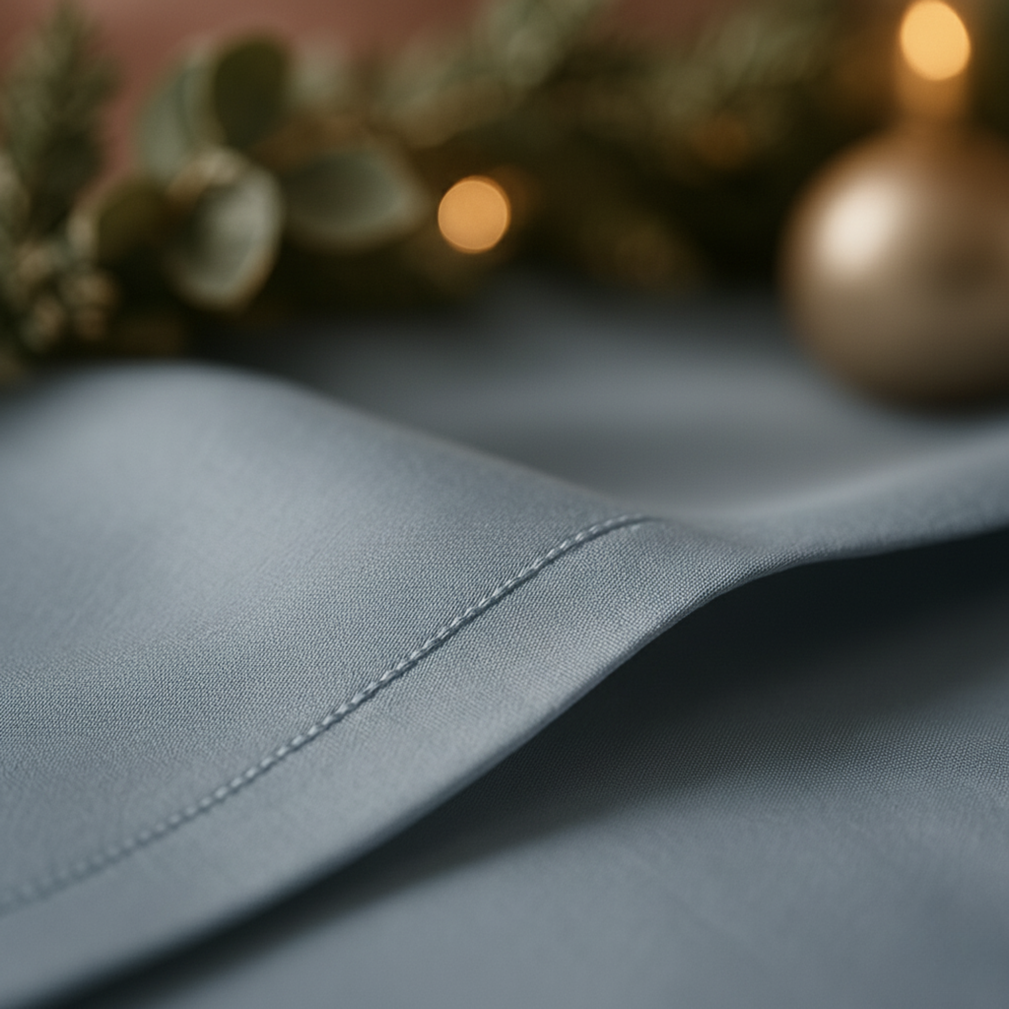 400 Thread Count Egyptian Cotton : French Blue Bedsheet Set