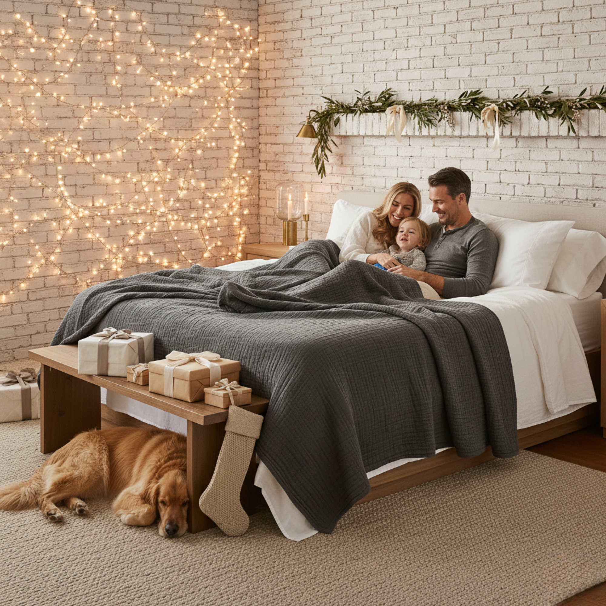 8 Layer Cotton Muslin Blanket - Dark Grey