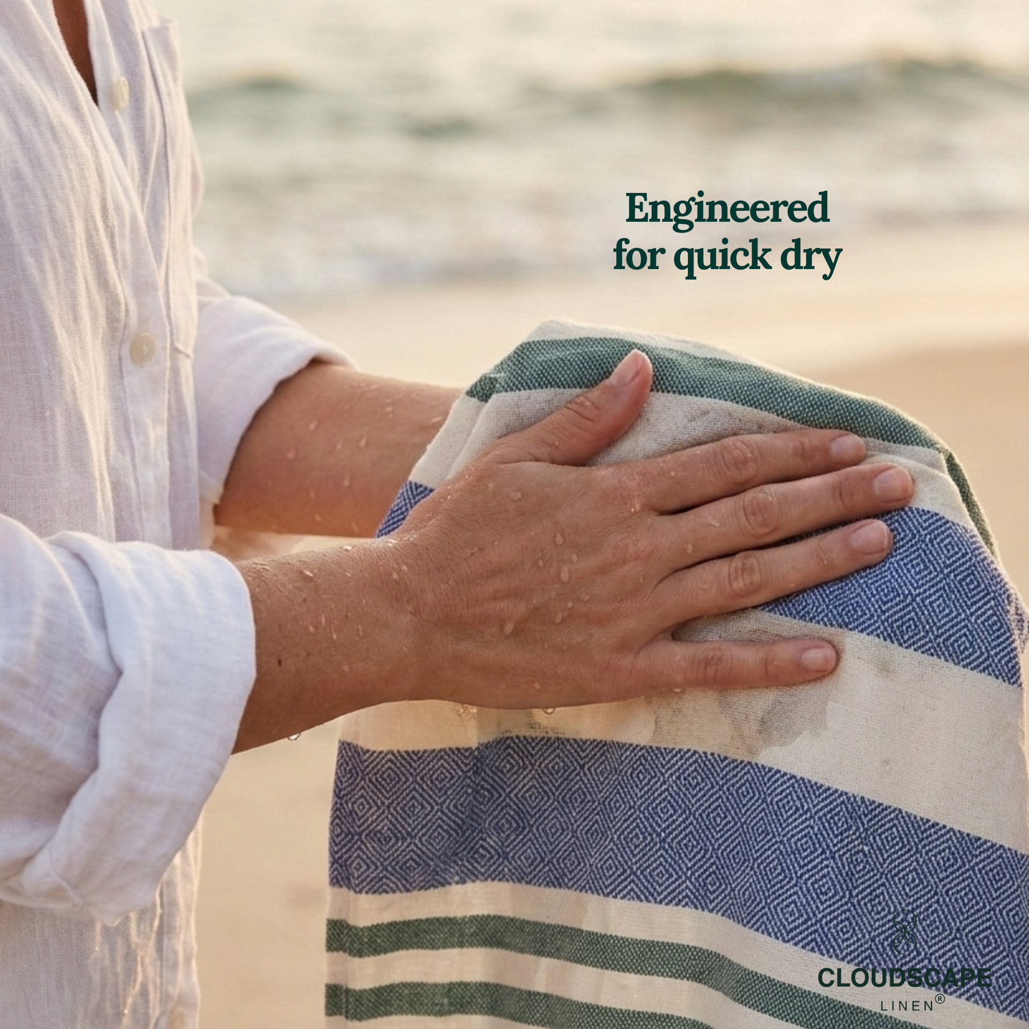 Pack Of 6 Oversized Premium Beach Towels Set - Multi 7