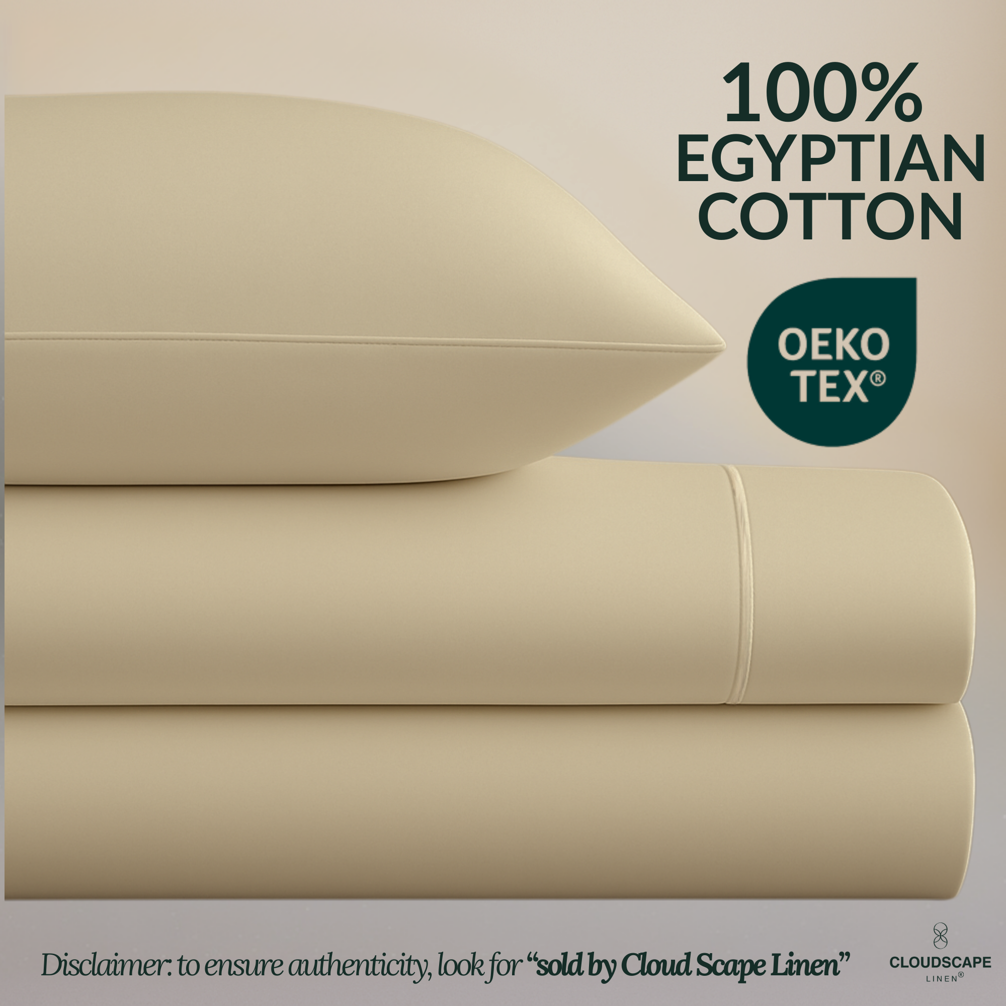 1000 Thread Count Egyptian Cotton : Linen Bedsheet Set