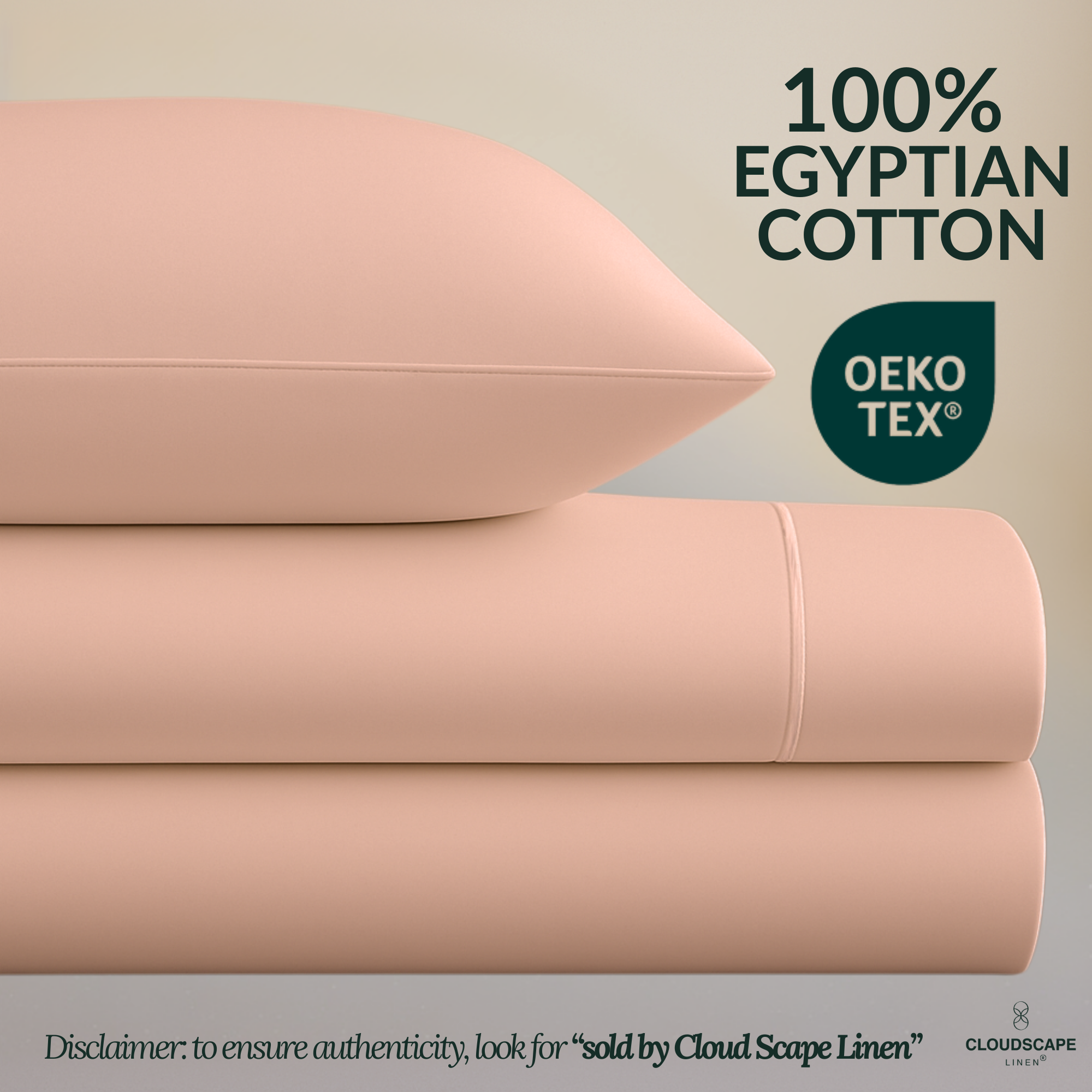 1000 Thread Count Egyptian Cotton : Sepia Rose Bedsheet Set