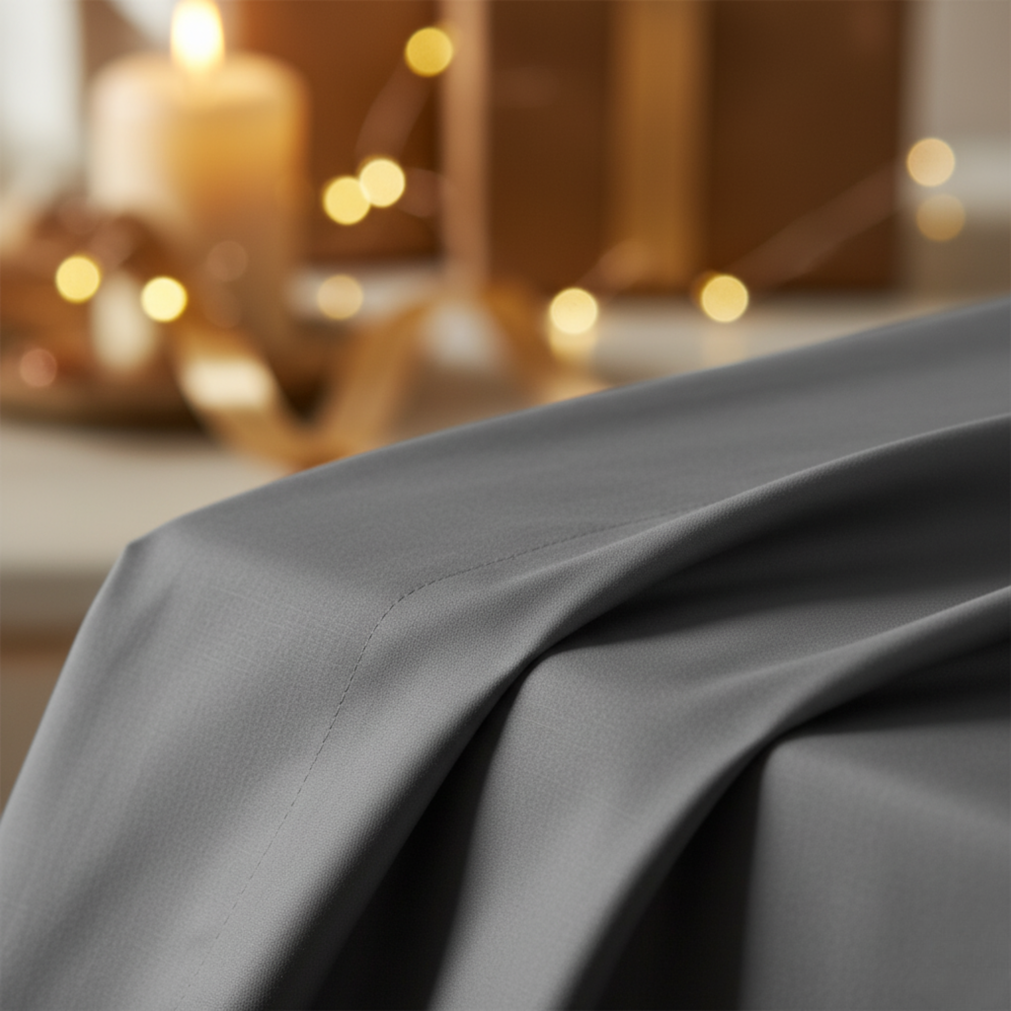 400 Thread Count Egyptian Cotton : Charcoal Grey Bedsheet Set