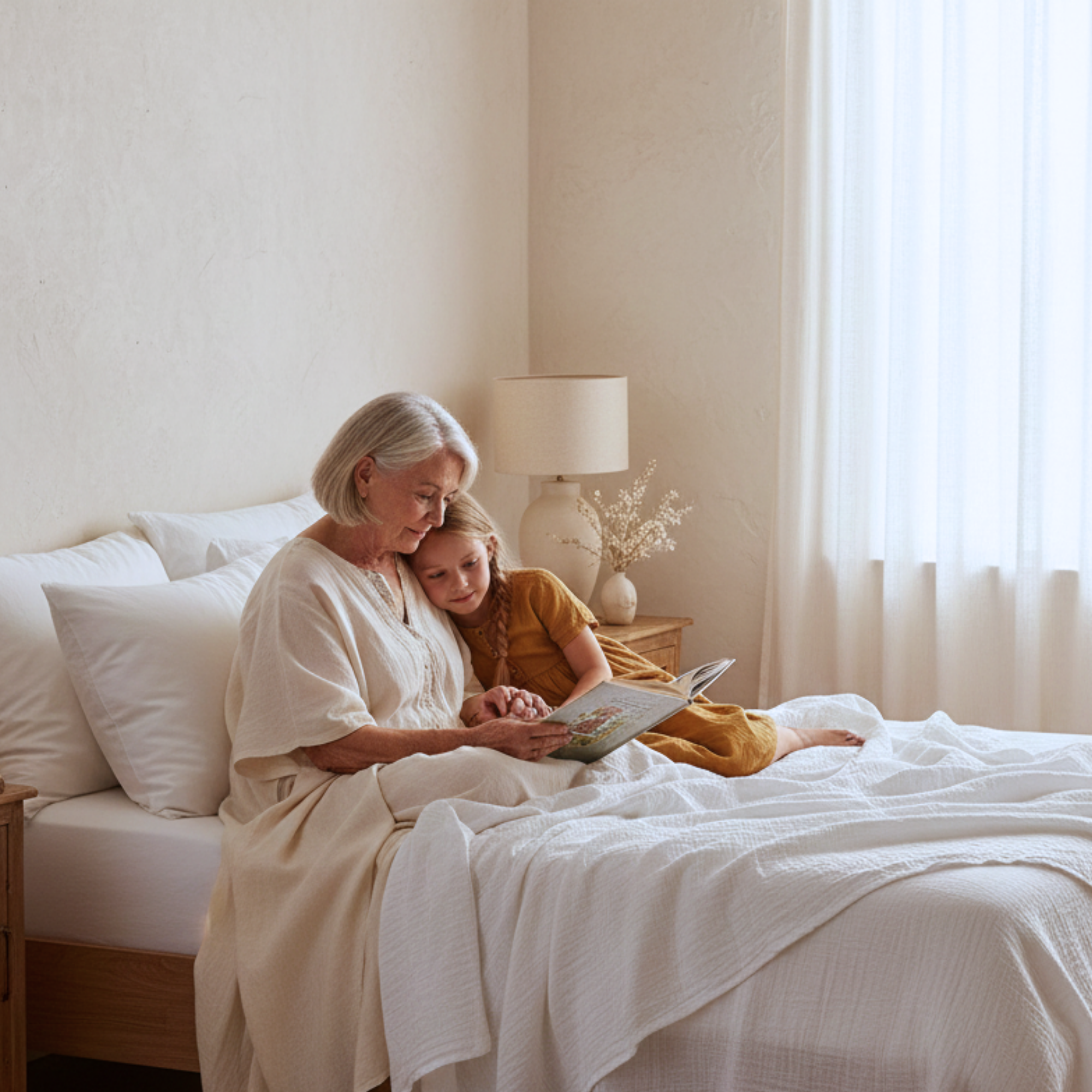 8 Layer Cotton Muslin Blanket - White