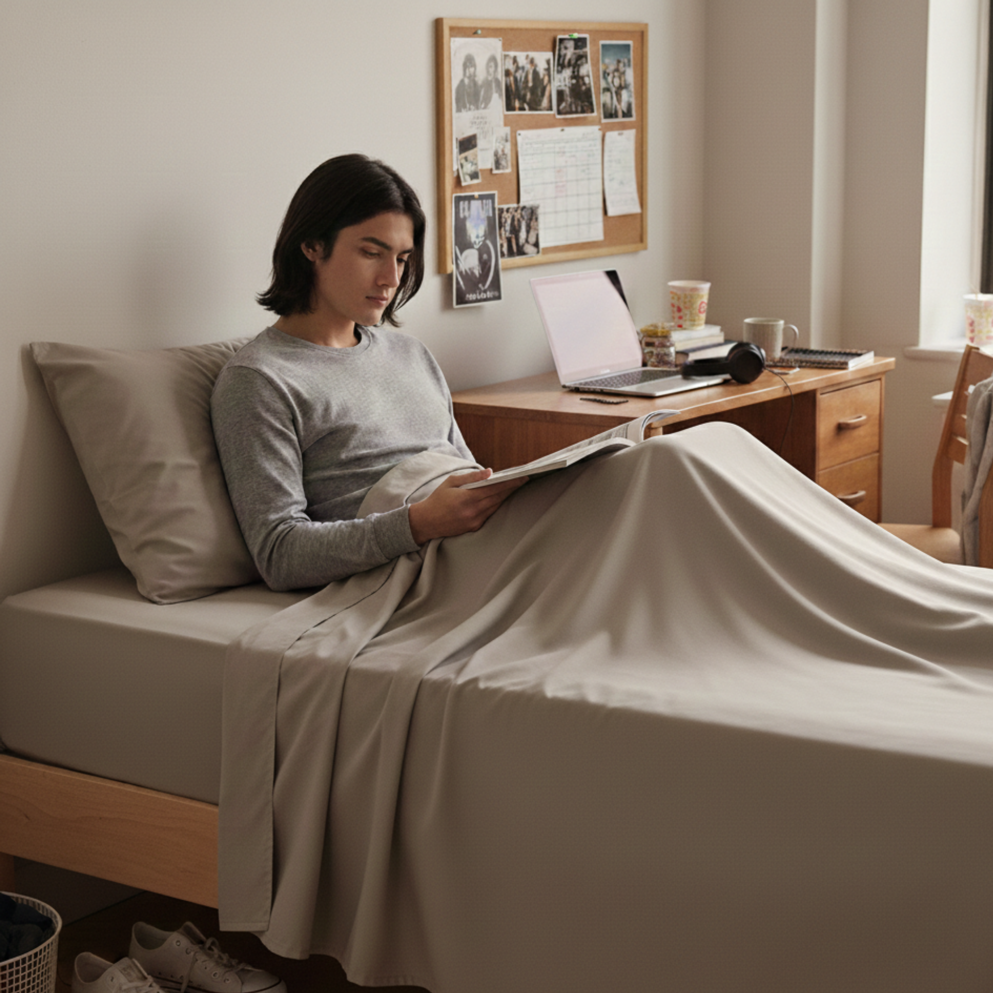 400 Thread Count Egyptian Cotton : Taupe Bedsheet Set