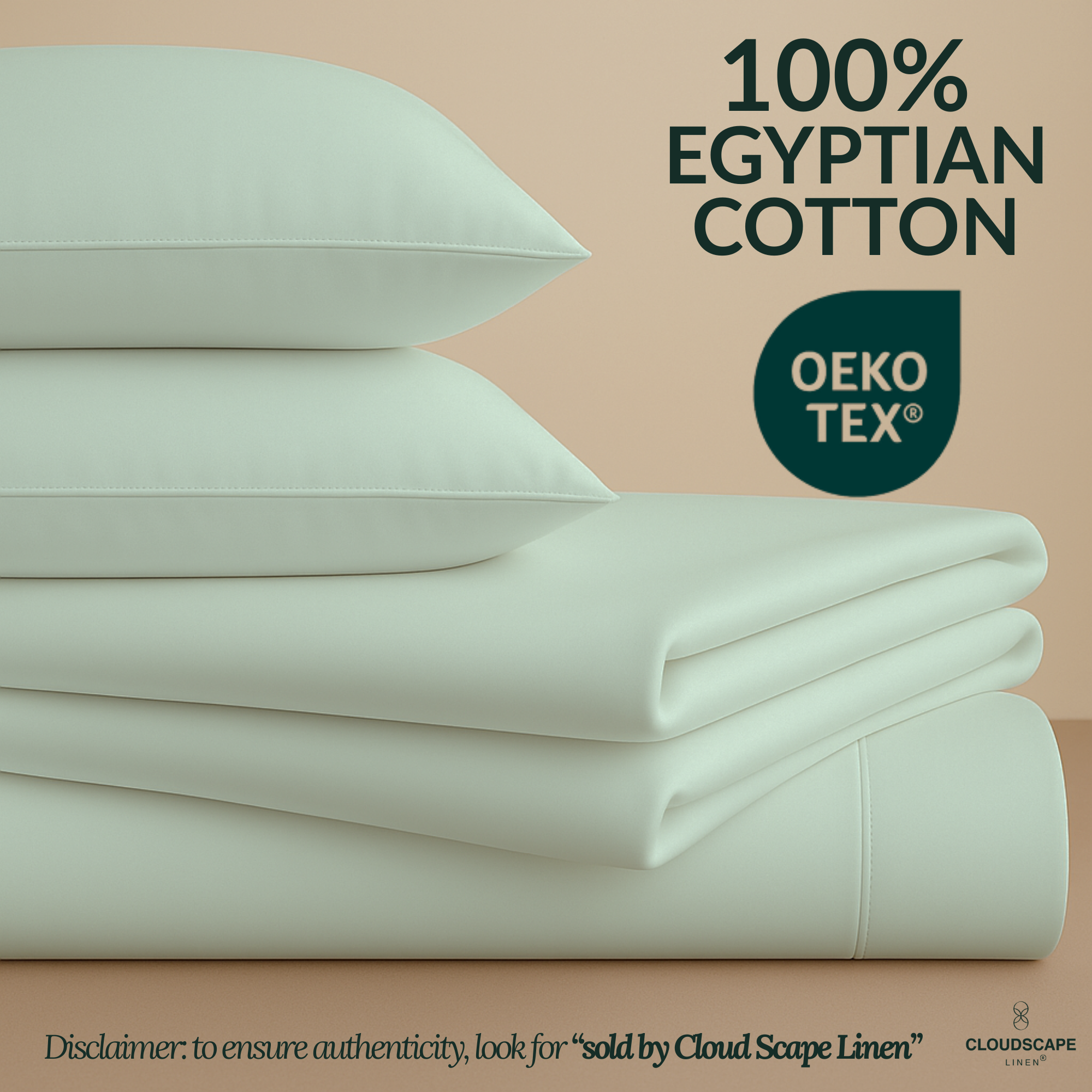 1000 Thread Count Egyptian Cotton : Mineral Bedsheet Set