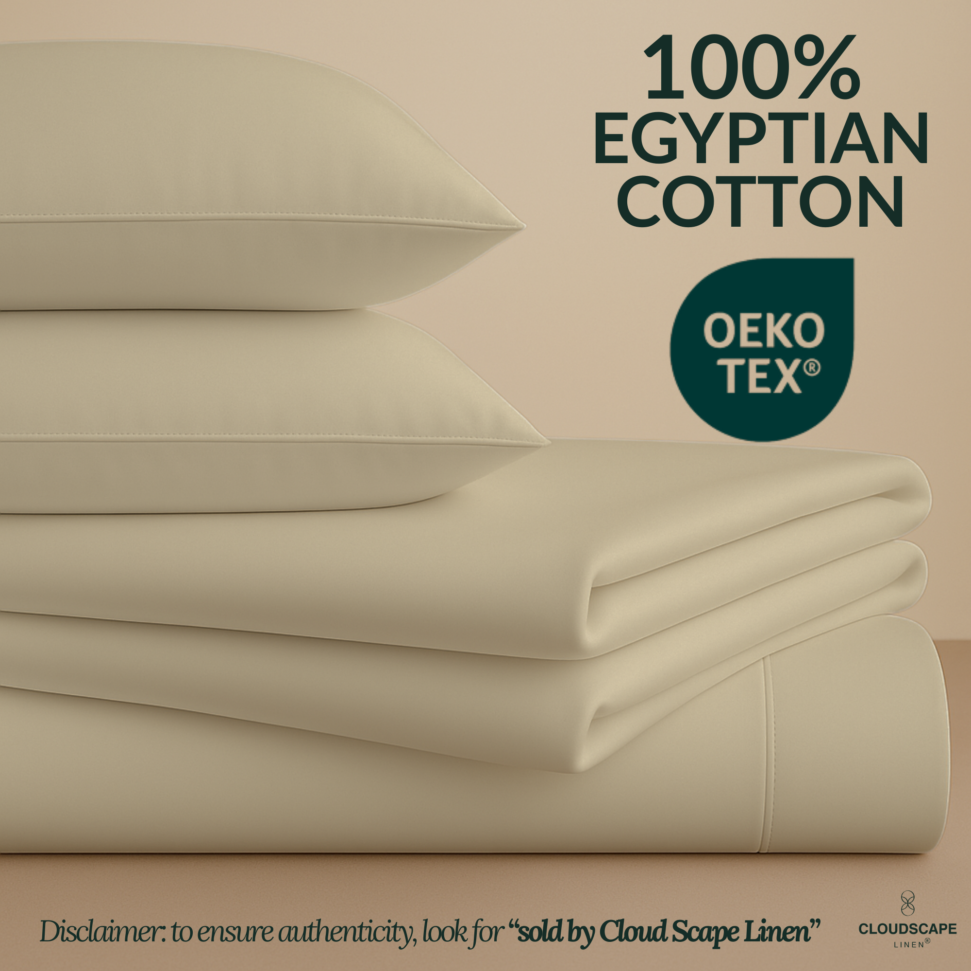 1000 Thread Count Egyptian Cotton : Linen Bedsheet Set