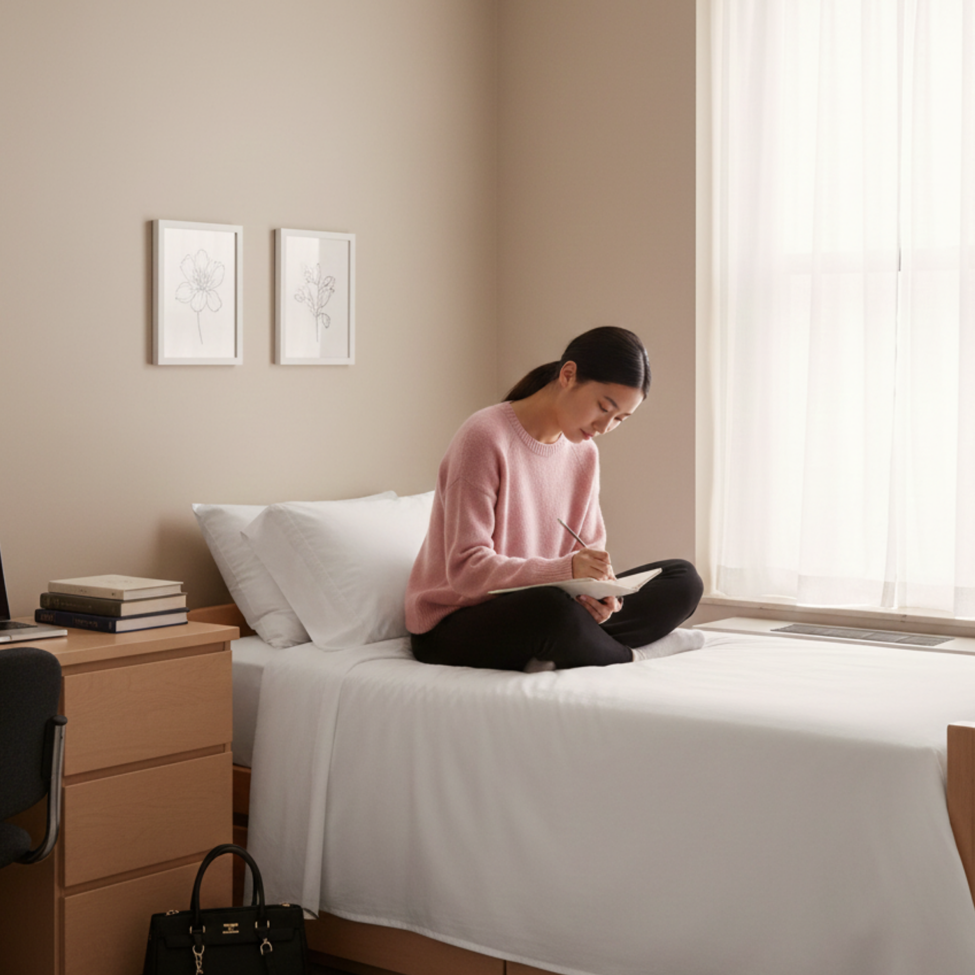 1000 Thread Count Egyptian Cotton : White Bedsheet Set