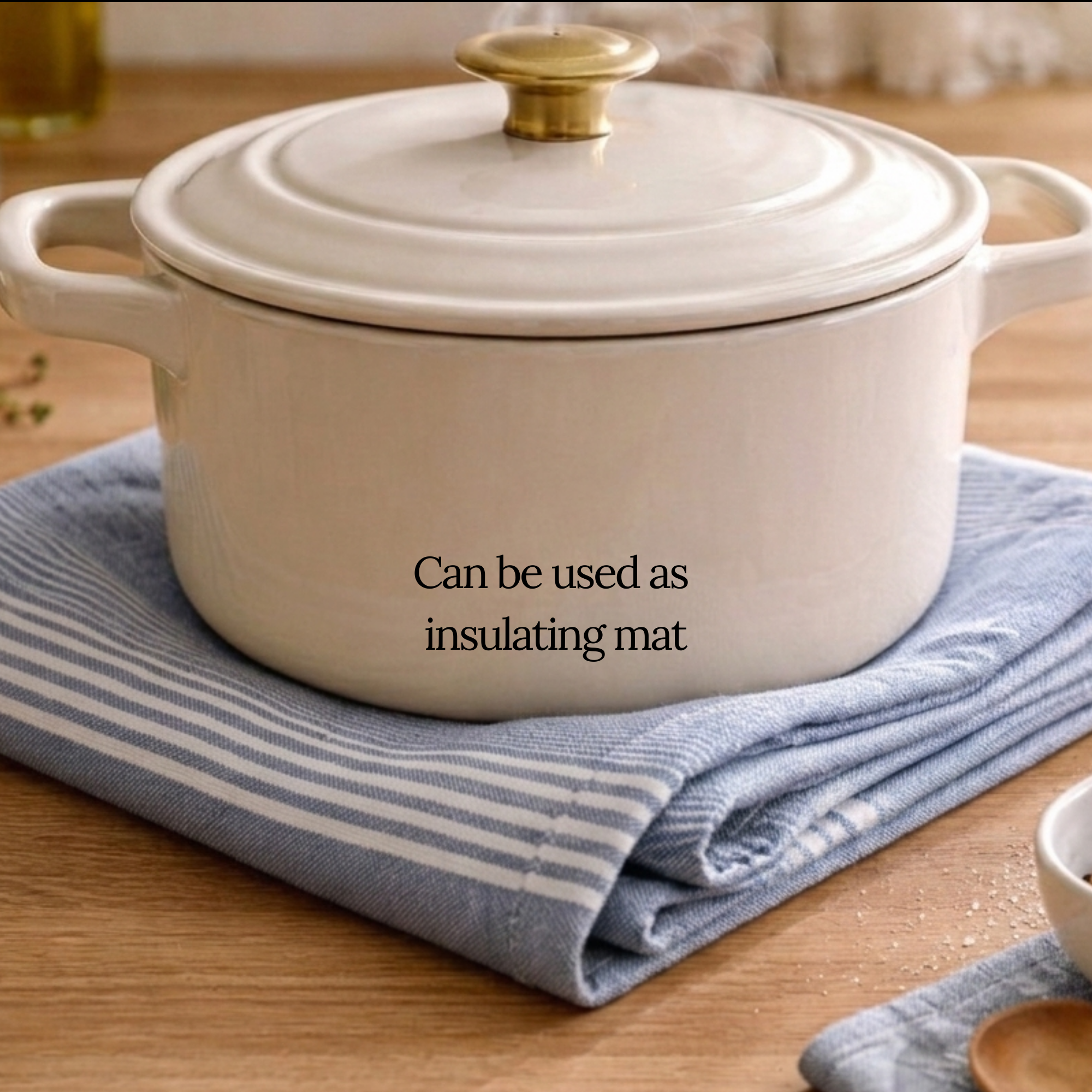 6-Piece Oversized Kitchen Towels: Indigo