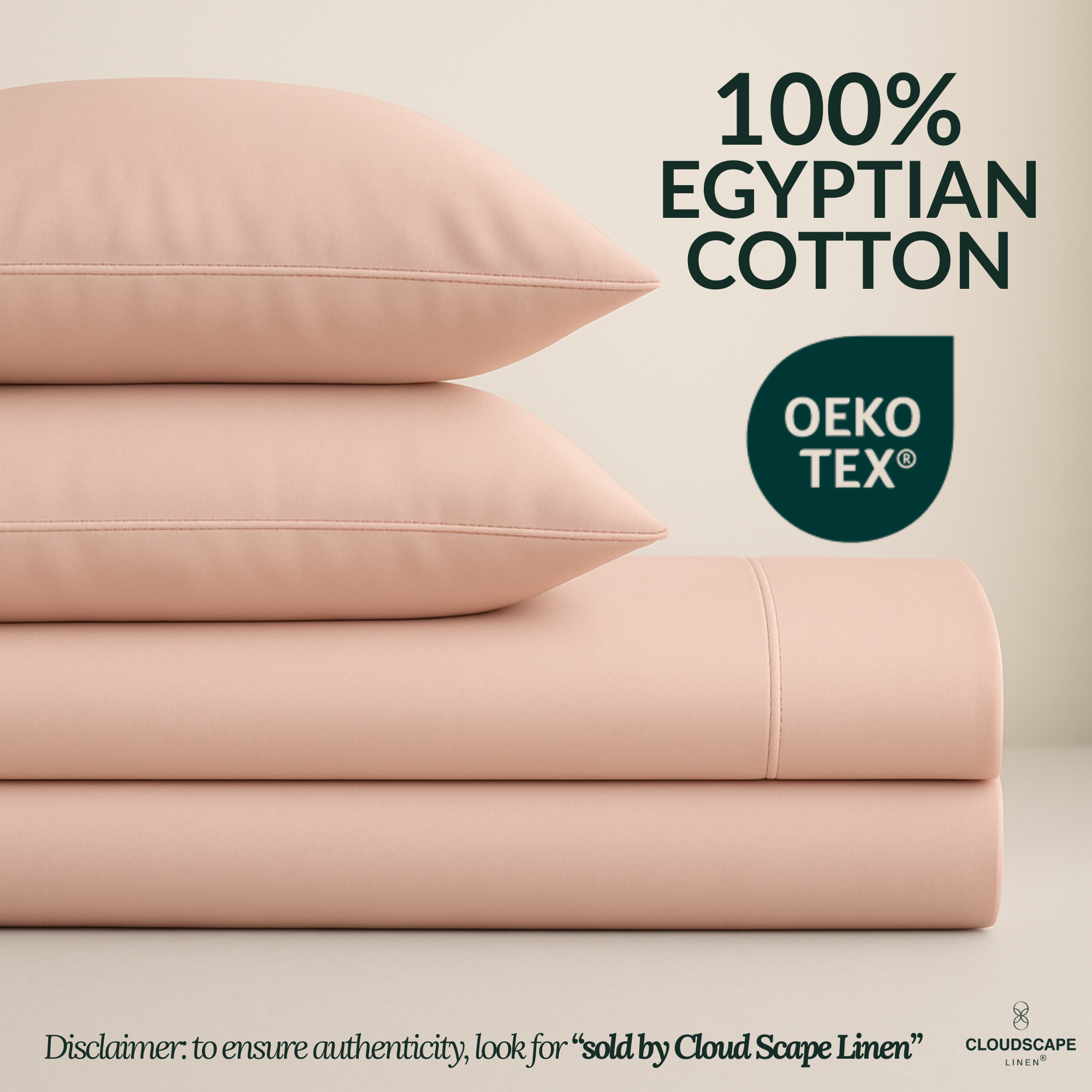 1000 Thread Count Egyptian Cotton : Sepia Rose Bedsheet Set