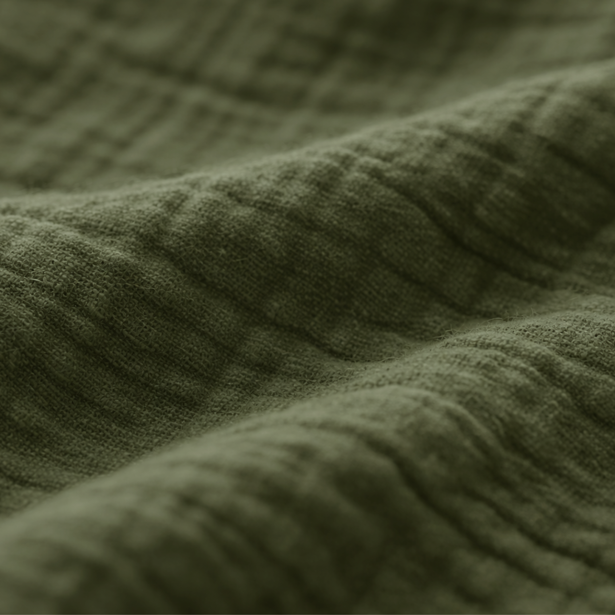 8 Layer Cotton Muslin Blanket - Olivine