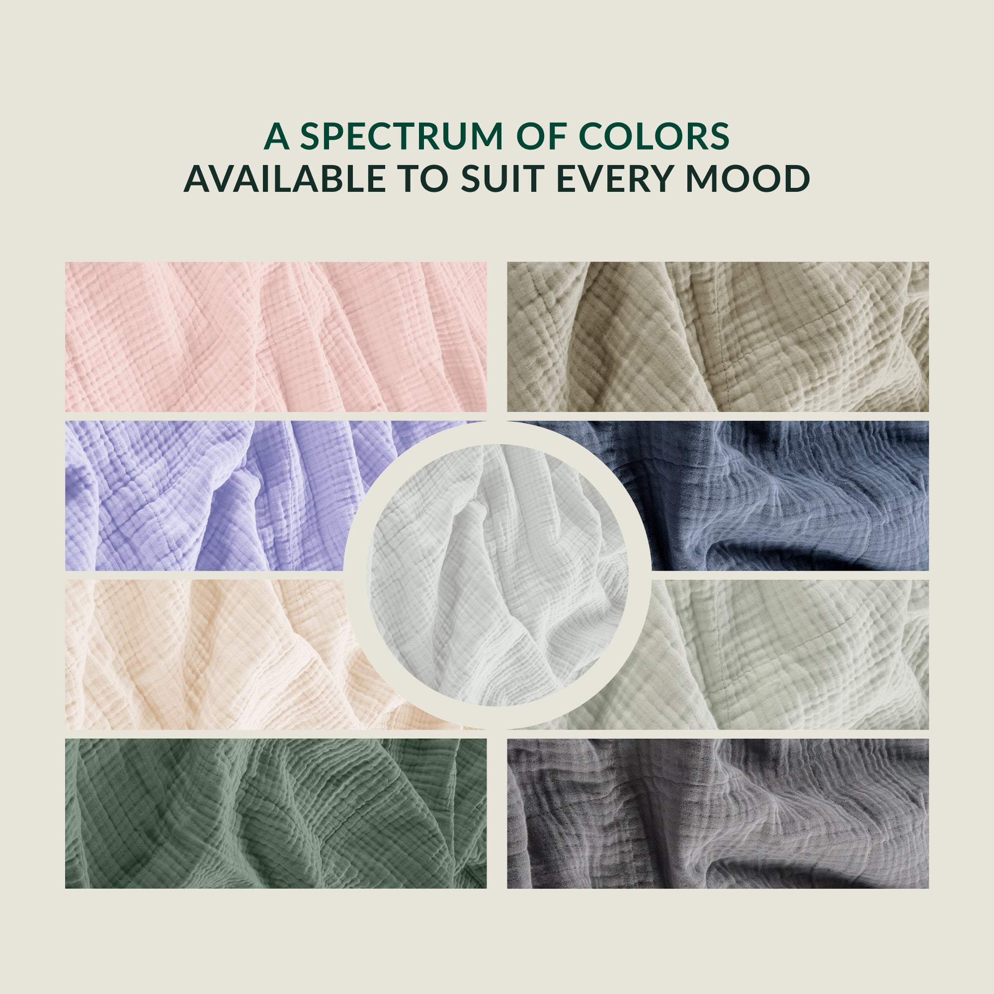 4 Layer Cotton Muslin Blanket - White