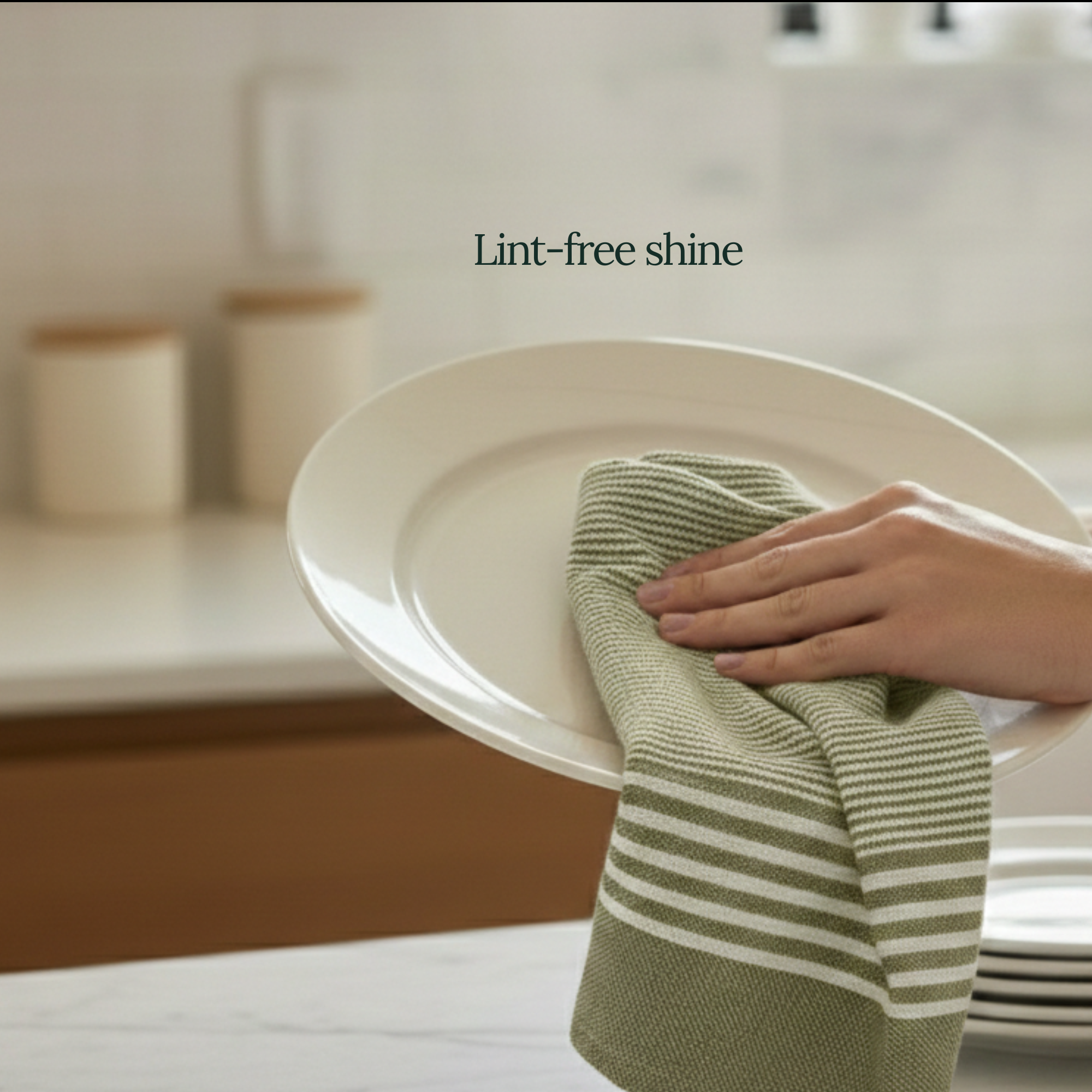 12-Piece Oversized Kitchen Towels: Olive