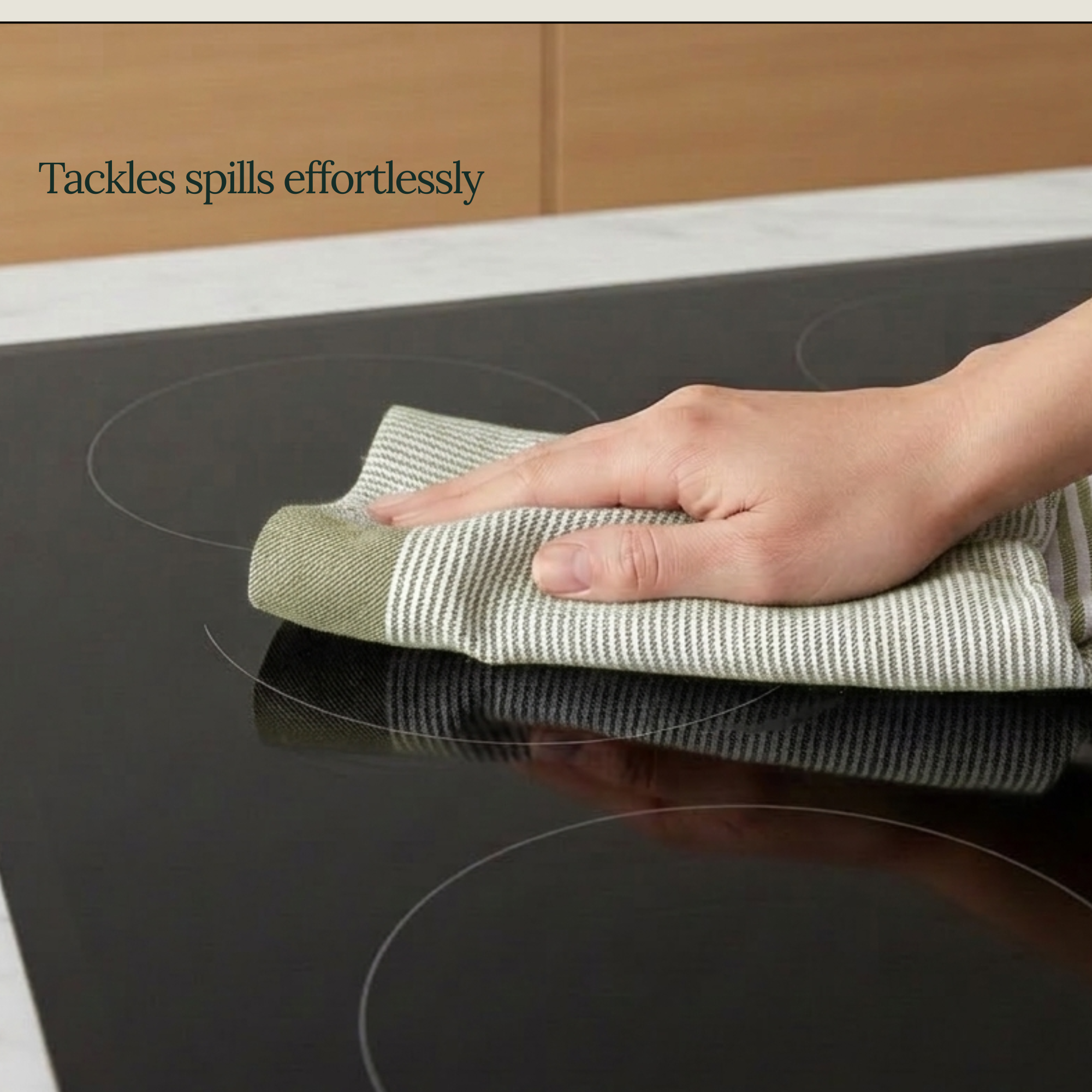 12-Piece Oversized Kitchen Towels: Olive