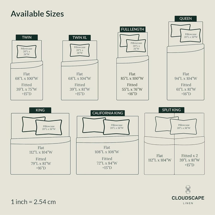 1000 Thread Count Egyptian Cotton : Mineral Bedsheet Set