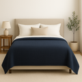 8 Layer Cotton Muslin Blanket - Ensign Blue
