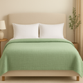 8 Layer Cotton Muslin Blanket - Sea Foam