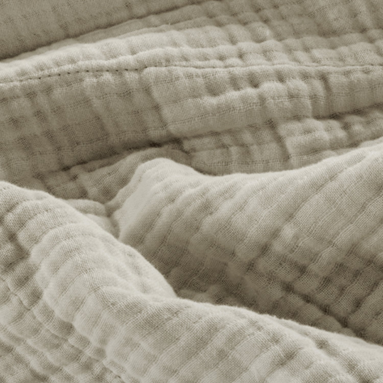 8 Layer Cotton Muslin Blanket - Fog