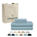 1000 Thread Count Egyptian Cotton : French Blue Bedsheet Set