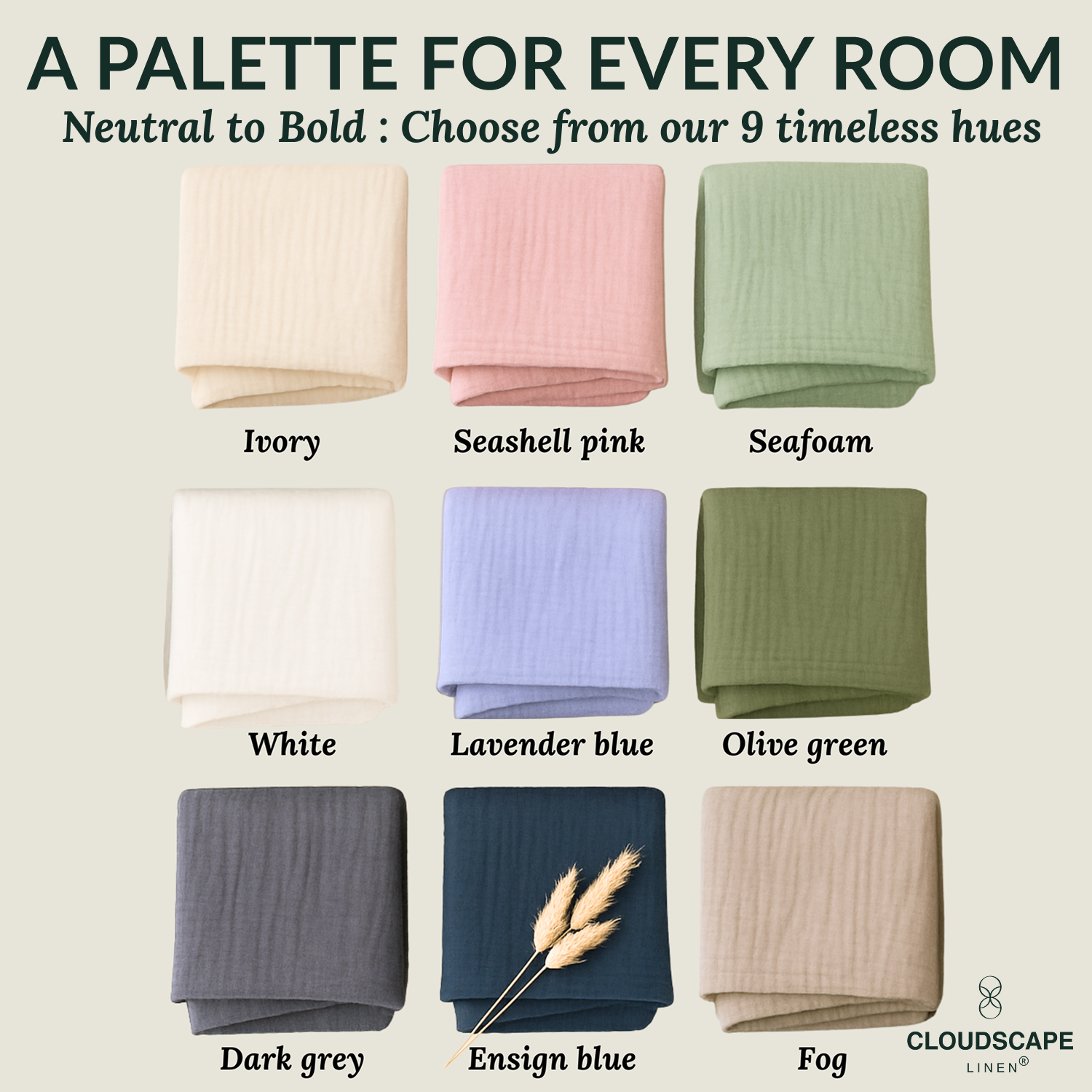 8 Layer Cotton Muslin Blanket - Ensign Blue