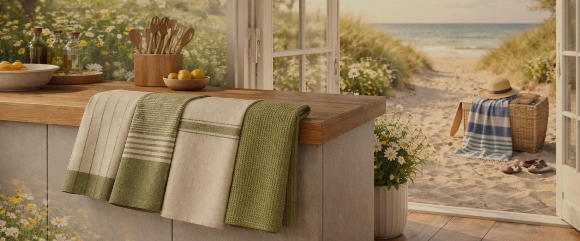 Kitchen & Beach Towels