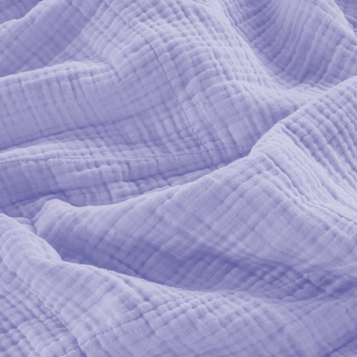 8 Layer Cotton Muslin Blanket - Lavender Blue