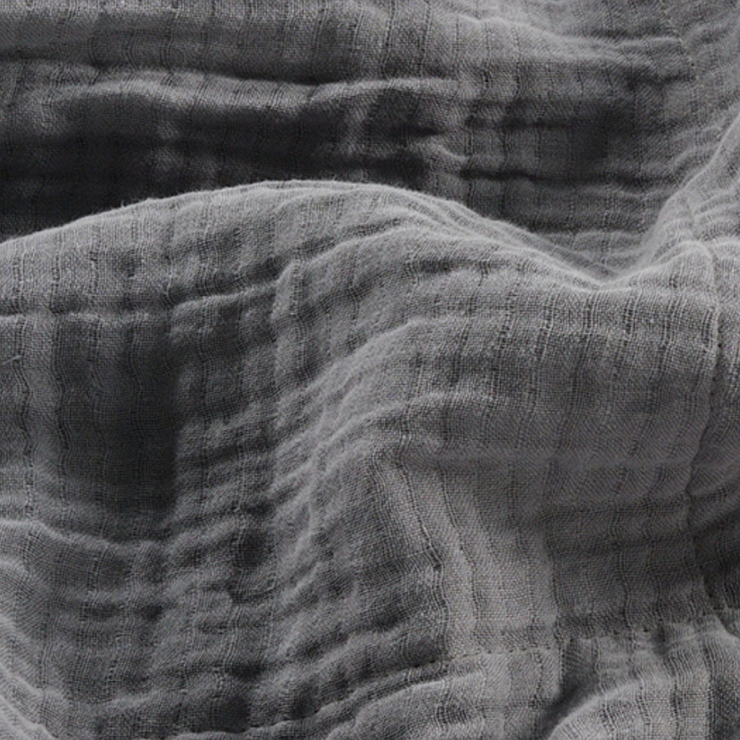 8 Layer Cotton Muslin Blanket - Dark Grey