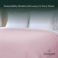 Cotton Herringbone Blanket: Sea Shell Pink