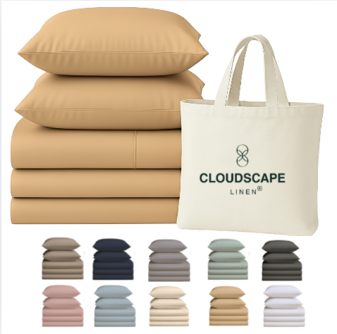 400 Thread Count Egyptian Cotton : Linen Bedsheet Set