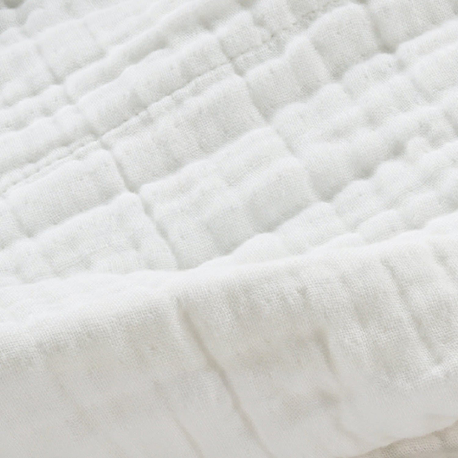 8 Layer Cotton Muslin Blanket - White