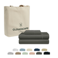1000 Thread Count Egyptian Cotton : Charcoal Grey Bedsheet Set