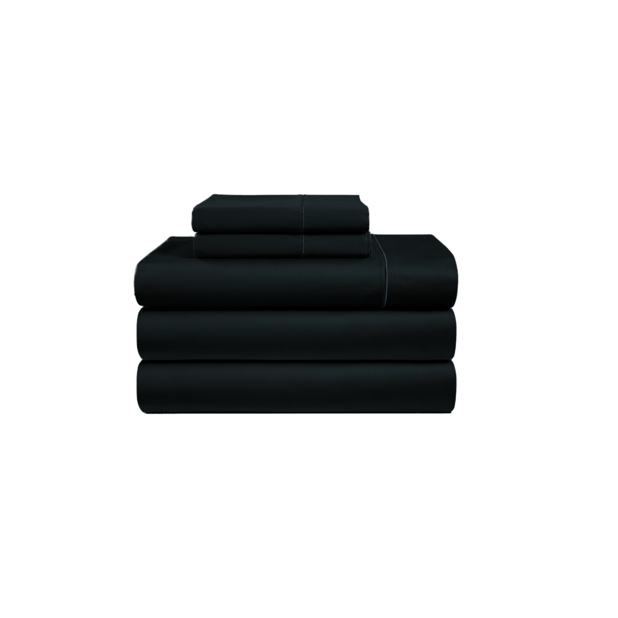1000 Thread Count Egyptian Cotton : Black Bedsheet Set