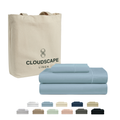 1000 Thread Count Egyptian Cotton : French Blue Bedsheet Set