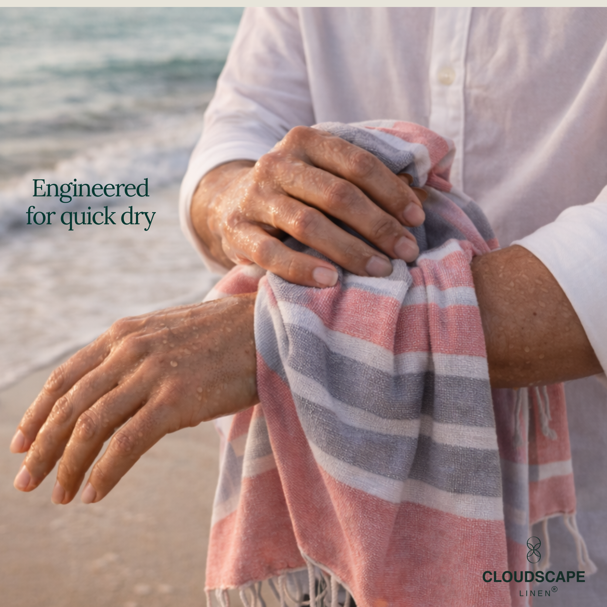 Pack Of 6 Oversized Premium Beach Towels Set - Multi 6