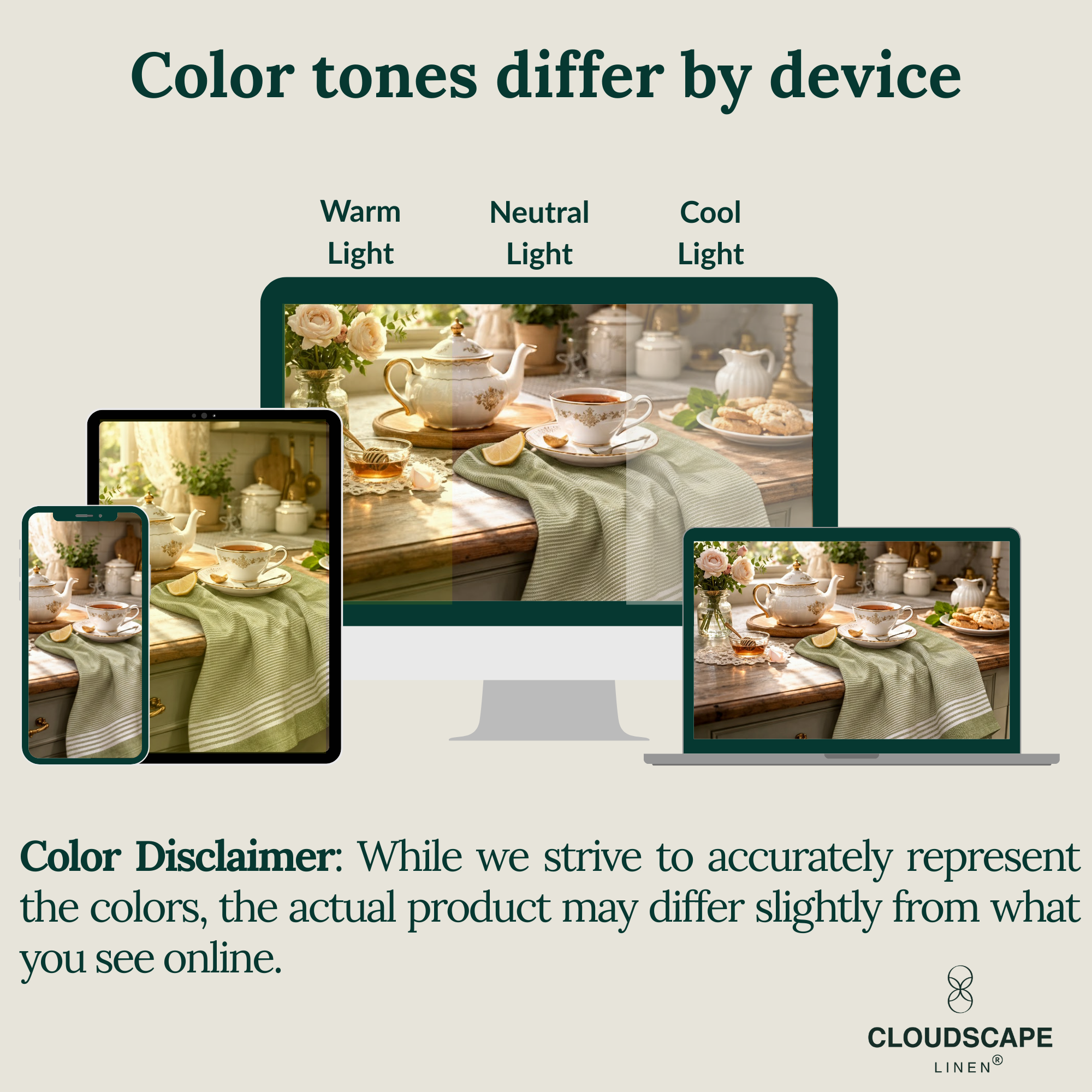 12-Piece Oversized Kitchen Towels: Olive