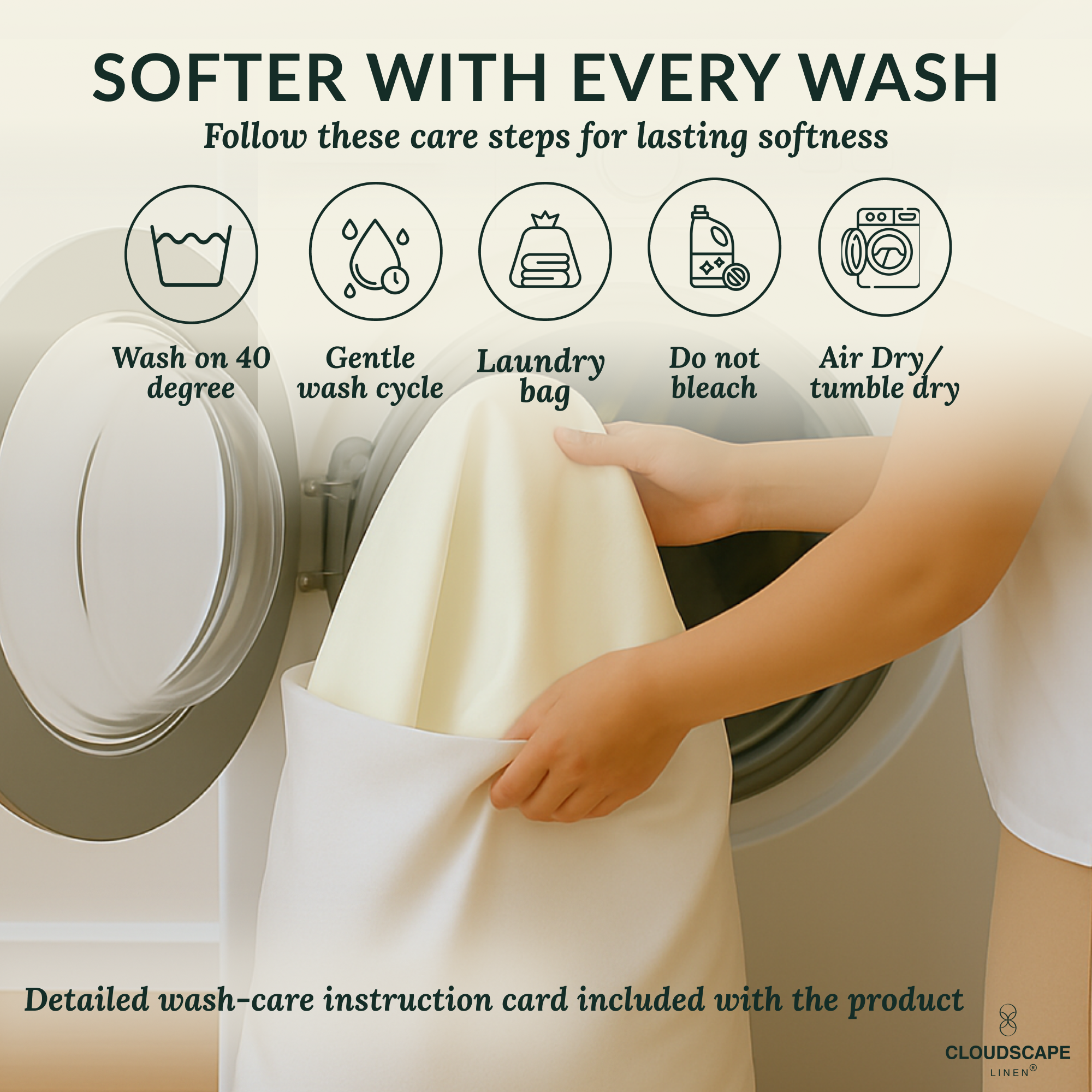 1000 Thread Count Egyptian Cotton : Ivory Bedsheet Set