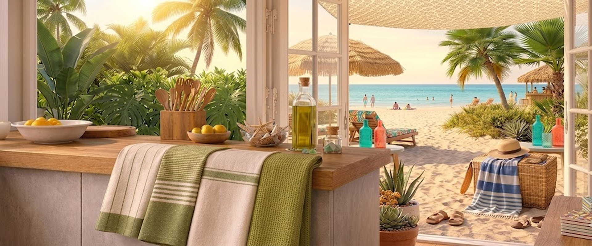 Kitchen & Beach Towels