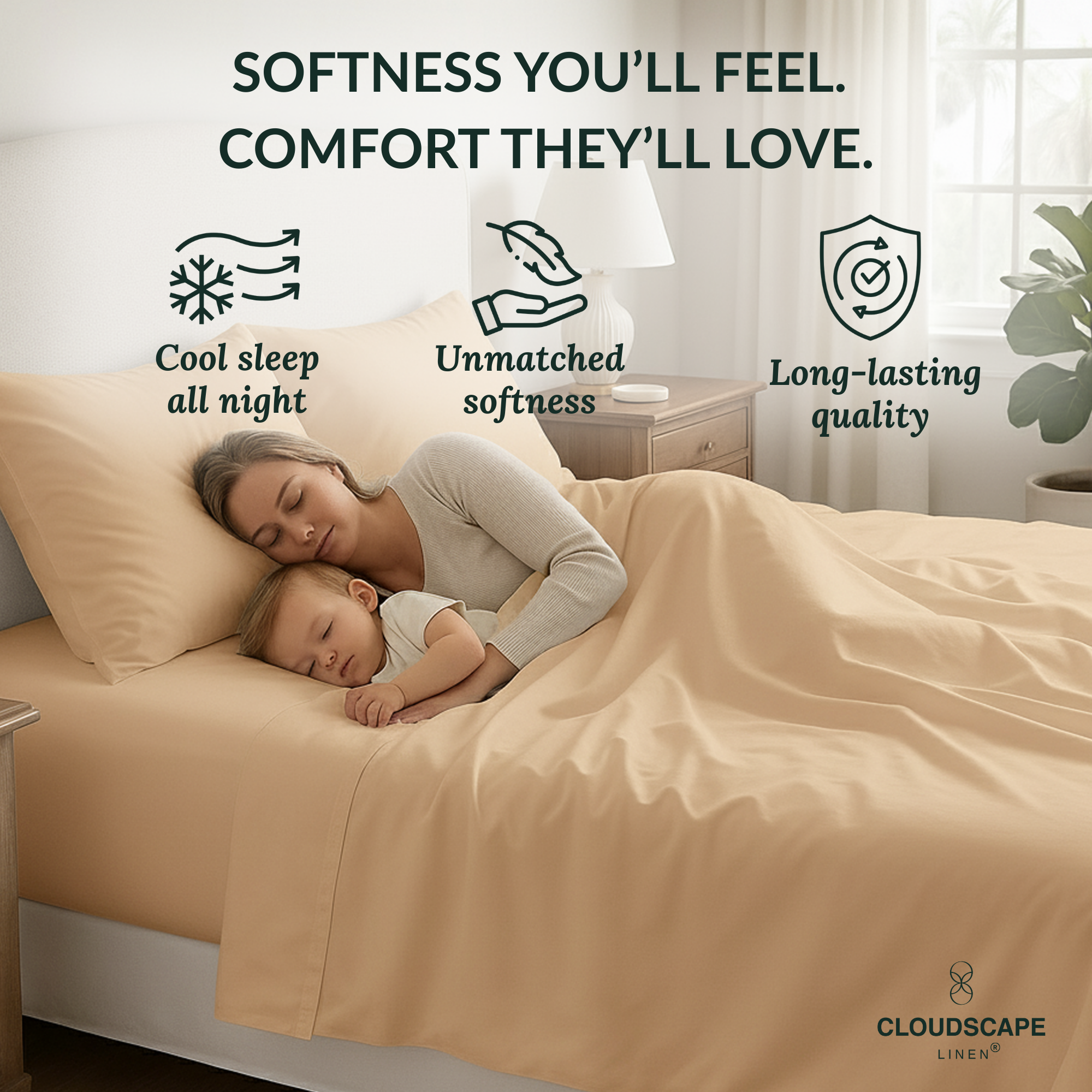 400 Thread Count Egyptian Cotton : Linen Bedsheet Set