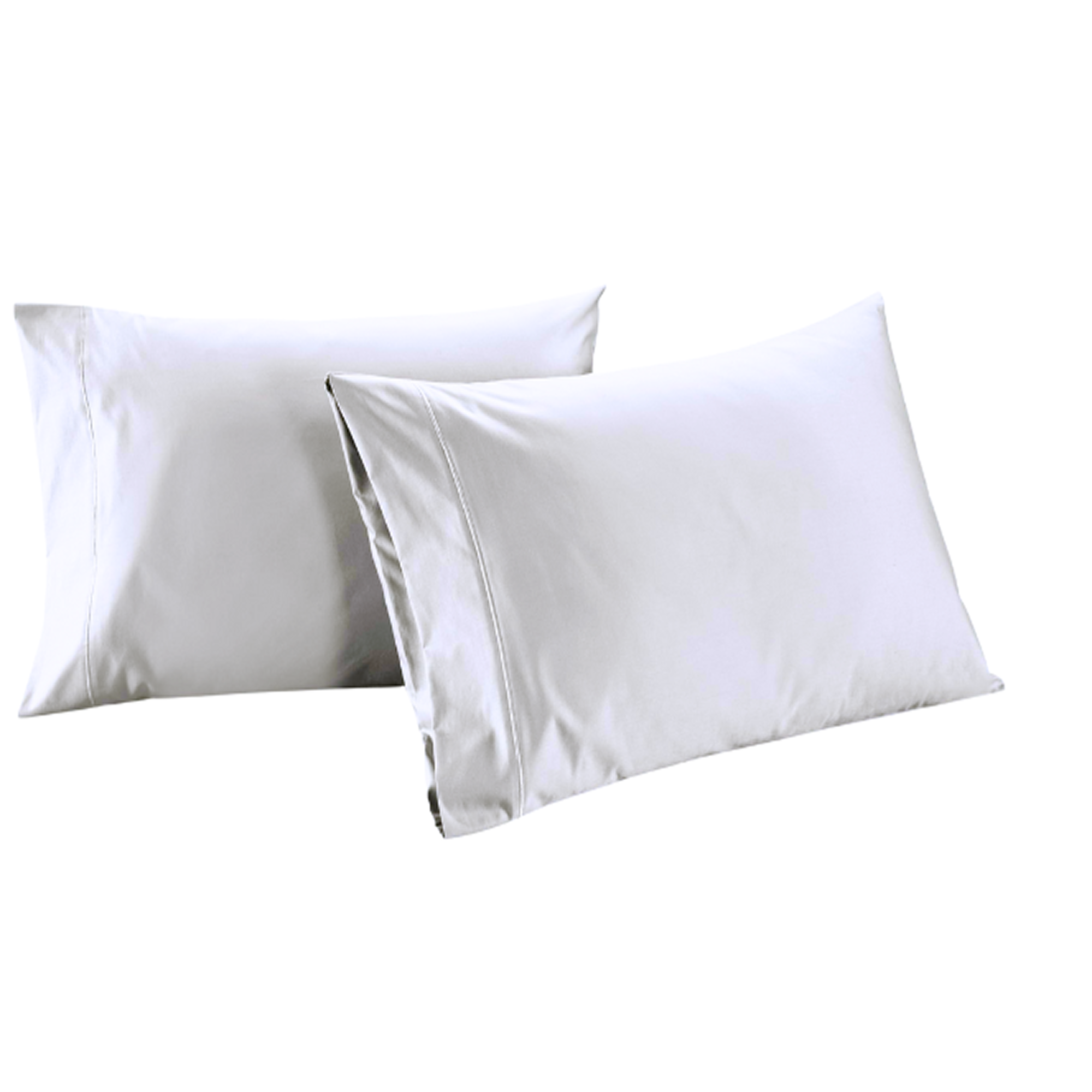 1000 Thread Count Egyptian Cotton : Silver Pillow Case - 2 Piece