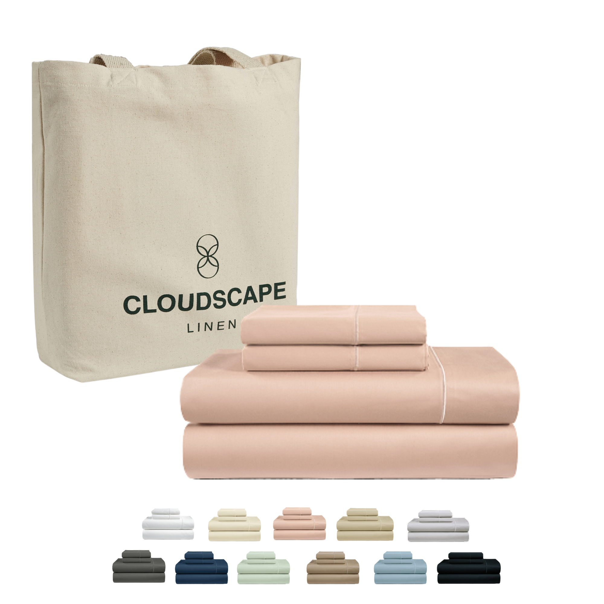 1000 Thread Count Egyptian Cotton : Sepia Rose Bedsheet Set